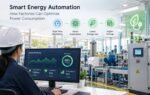 Smart energy automation system optimizing power consumption in a modern factory