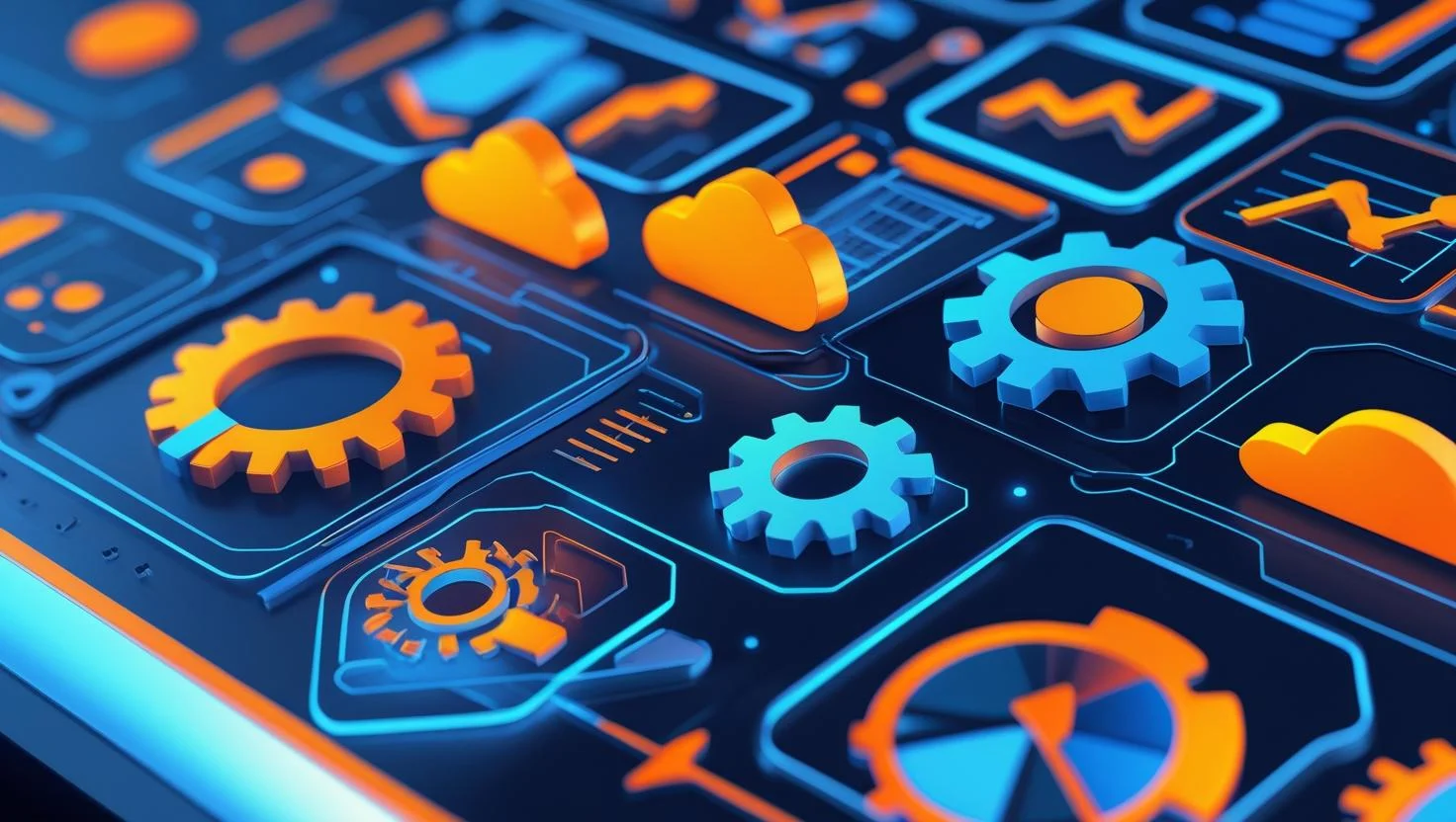 Digital solutions improving business efficiency through automation and technology