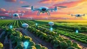 Smart agriculture using real-time IoT sensors to monitor crops, soil, and irrigation
