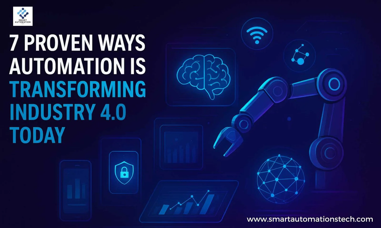 Automation transforming Industry 4.0 with smart factory technology and connected machines